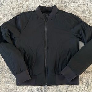 Lululemon Reversible Black Non-Stop Bomber Jacket